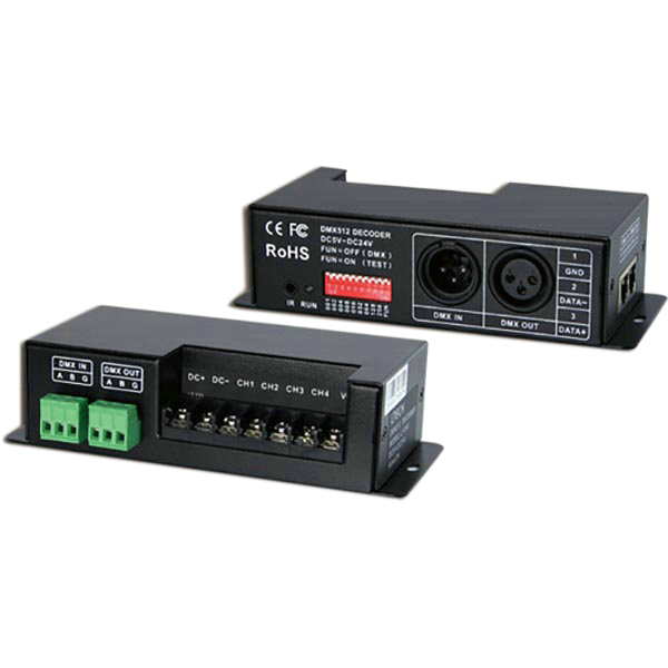LT-840-010V DMX512 Input signal 0-10V 4CH good price dimming driver applied for stage lighting ,led strip lights